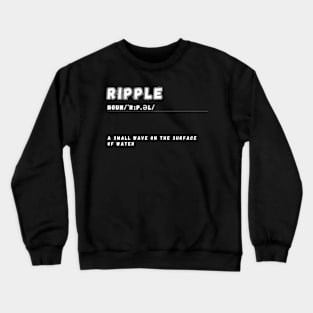 Word Ripple Crewneck Sweatshirt